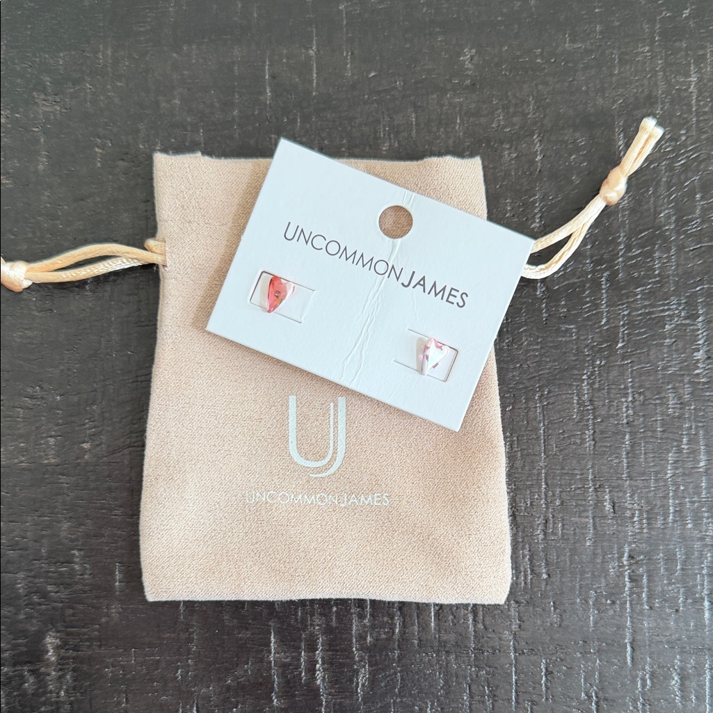 Uncommon James Resin Heart Stud Earrings 15$
